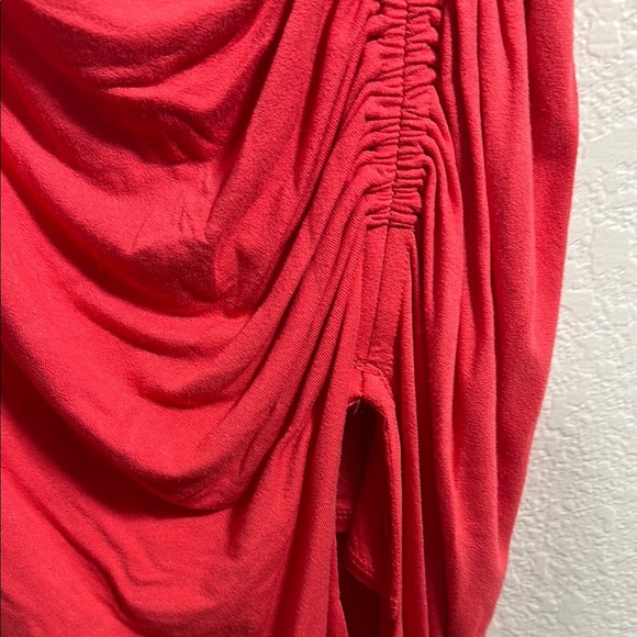 Free People NWT Lakeside Midi Dress Bella Rose Pink  Side Slit Open Back Large - Picture 7 of 10